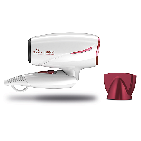 GA.MA Eolic Travel Haartrockner 1600 W Rot, Weiß