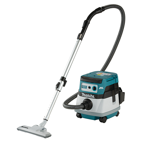Makita DVC865LZX3 Industriestaubsauger Schwarz, Blau, Weiß 8 l
