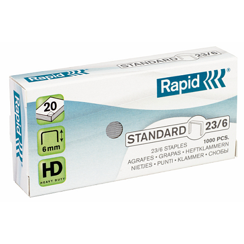 Rapid 23/6 Klammerpack 1000 Heftklammern