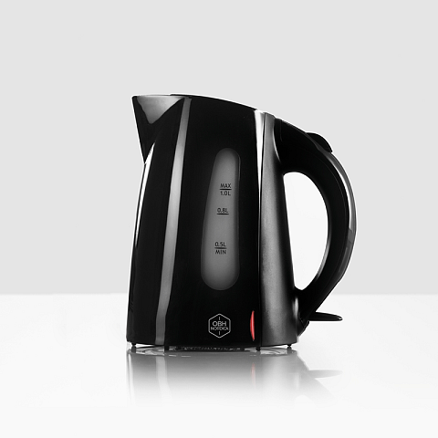 OBH Nordica Nemo Wasserkocher 1 l 2200 W Schwarz