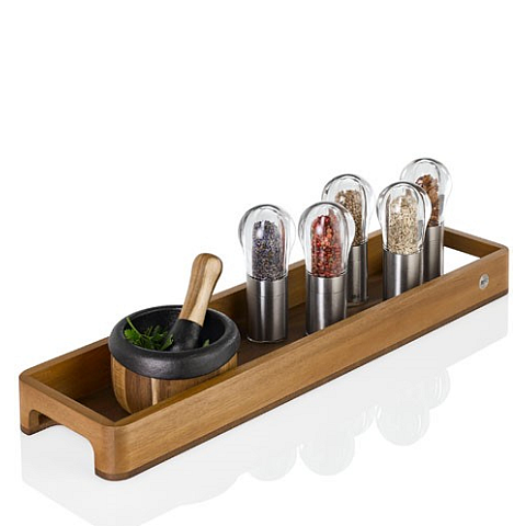 AdHoc Serve Slim Osmanisches Serviertablett Rechteck Holz