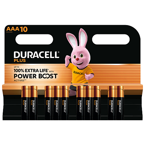 Duracell Plus Einwegbatterie AAA Alkali