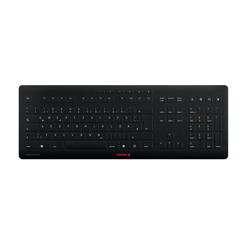 Contour Design Stream Tastatur Universal RF kabellos + USB QWERTZ Deutsch Schwarz