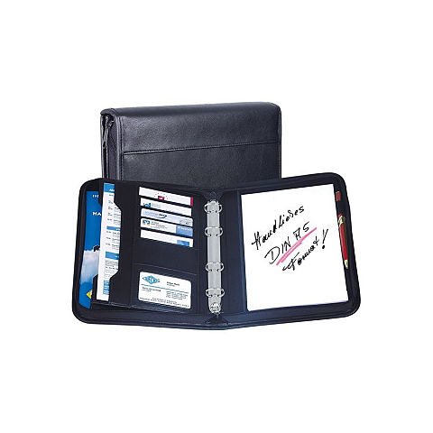 Wedo 58 1501 Personal Organizer Leder Schwarz