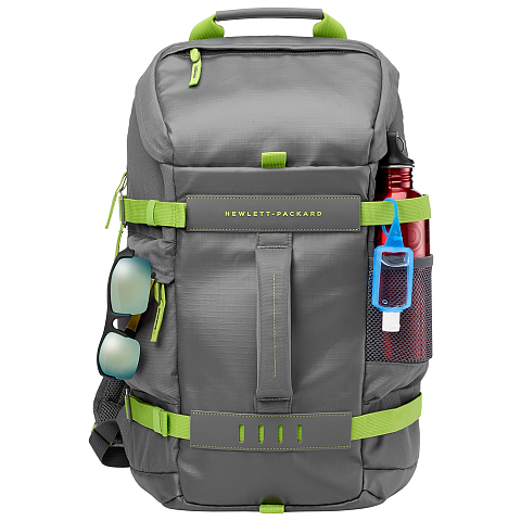 HP Odyssey 39,6 cm (15.6") Rucksackhülle Grün, Grau