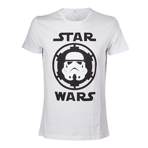DIFUZED Star Wars - Storm Trooper T-Shirt Rundhals Kurzärmel Baumwolle