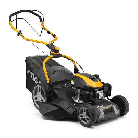 Stiga Combi 748 S Rasenmäher mit Radantrieb Benzin Schwarz, Gelb