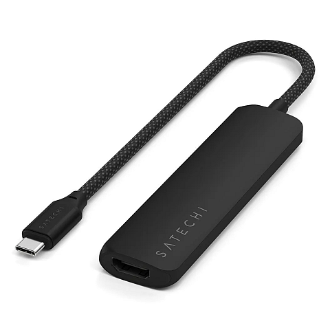 Satechi ST-P4SK Schnittstellen-Hub USB Typ-C 10000 Mbit/s Schwarz