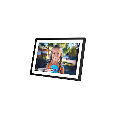 Denver PFF-1516 Digitaler Bilderrahmen Schwarz 39,6 cm (15.6") Touchscreen WLAN