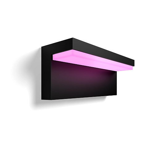 Philips Hue White and Color ambiance Nyro Outdoor Wandleuchte schwarz