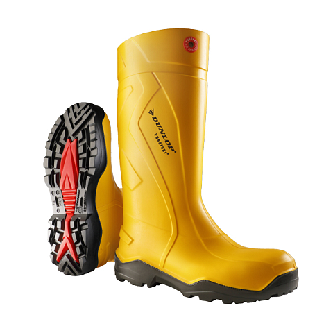 Dunlop Purofort+ Unisex Erwachsener Schwarz, Gelb