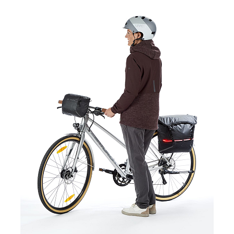 VAUDE CityMe Bike Hinten Fahrradtasche 18 l Polyamid, Polyurethan Blau, Braun