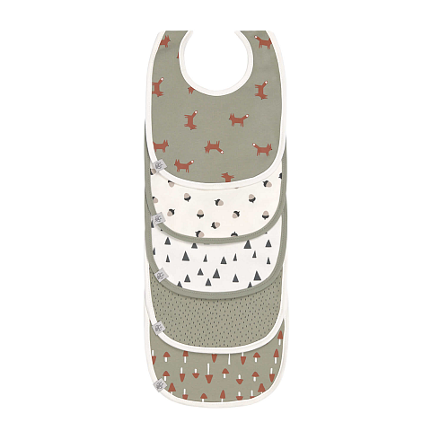 Lässig Little Forest Einfaches/regelmäßiges Lätzchen Baumwolle, Polyester