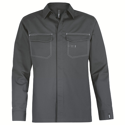 Uvex 88812 Hemd Langärmlig Polyester, Baumwolle, Elastan