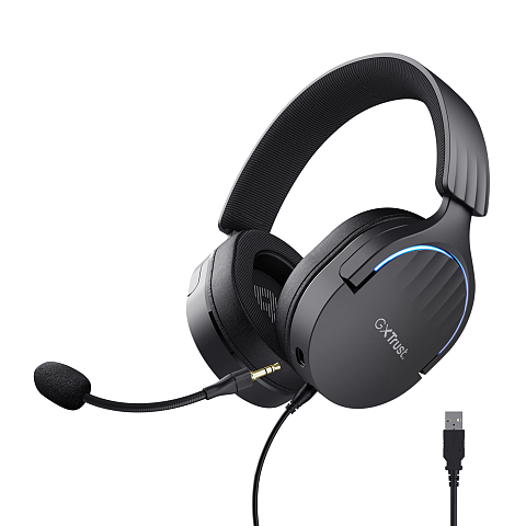 Trust GXT 490 FAYZO Kopfhörer Kabelgebunden Kopfband Gaming USB Typ-A Schwarz
