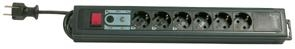 REV device protection socket line, 6-fold, 3,0m Schwarz 250 V 3 m