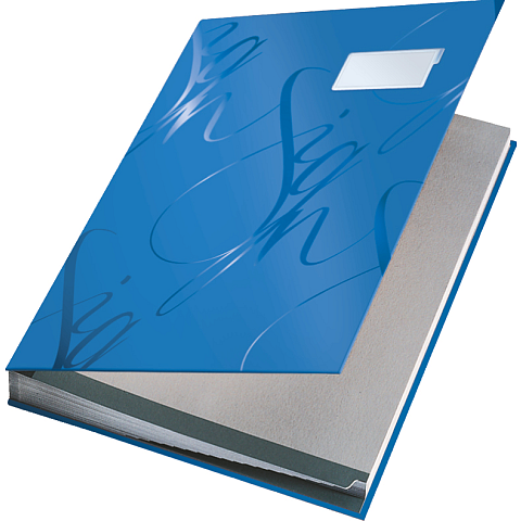Leitz 57450035 Schnellhefter Blau Karton A4