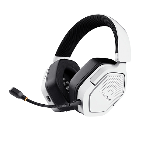 Trust GXT 493PS Carus Kopfhörer Verkabelt & Kabellos Kopfband Gaming Bluetooth Weiß