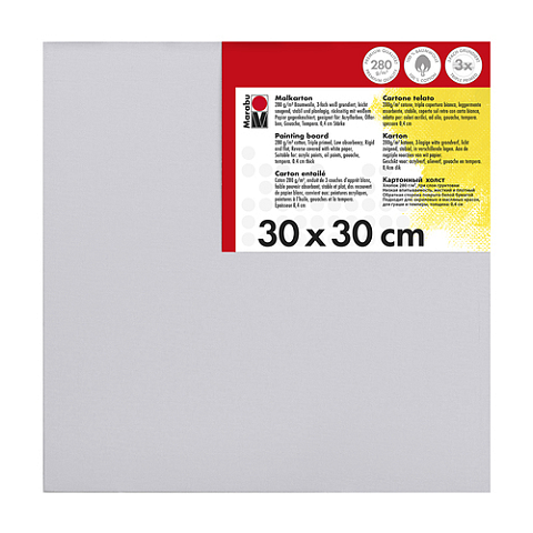 Marabu 16200 000 00 300 Lackierung Vorgestreckte Leinwand