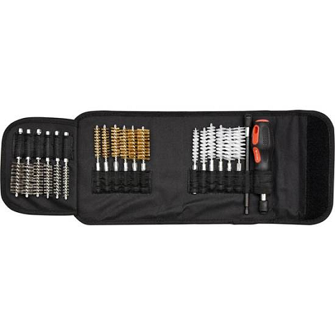 Yato YT-08195 Scrub-Bürste Messing, Nylon, Edelstahl Schwarz, Orange, Weiß