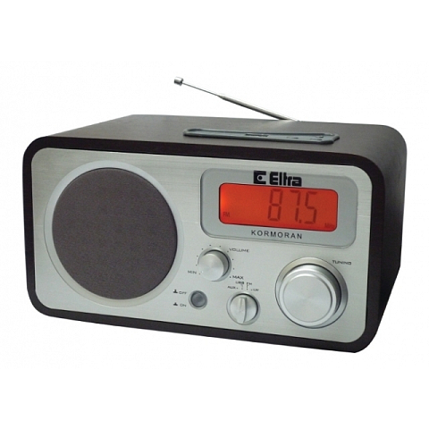 ELTRA Kormoran Tragbar Analog Schwarz, Silber