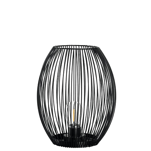 LEONARDO CASOLARE Laterne LED Schwarz