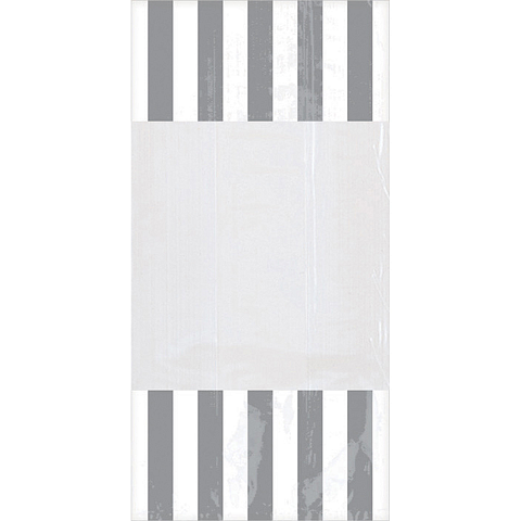 Amscan 377554-18 Plastiktüte Grau, Weiß 10 Stück(e)