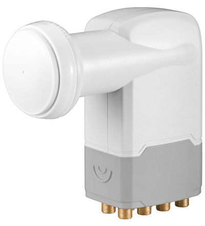 Goobay SAT Universal Octo 0.1dB Rauscharmer Signalumsetzer 10,6 - 12,75 GHz Weiß