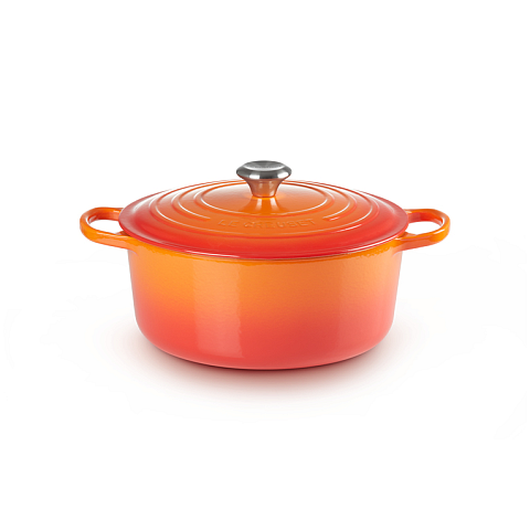 Le Creuset 21177280902430 6,7 l Rund Orange, Rot