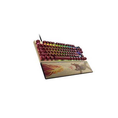 Razer Huntsman V3 Pro Tenkeyless Tastatur Gaming USB QWERTY UK International Gold, Gelb