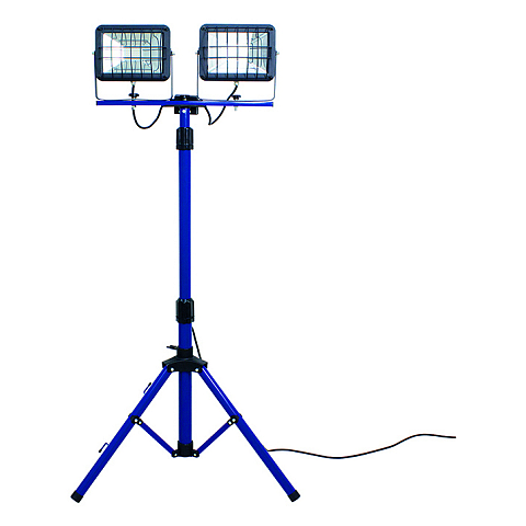 as-Schwabe 46409 Arbeitslampe Schwarz, Blau LED 60 W