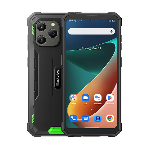 Blackview BV5300 PRO 15,5 cm (6.1") Dual-SIM Android 12 4G USB Typ-C 4 GB 64 GB 6580 mAh Schwarz, Grün