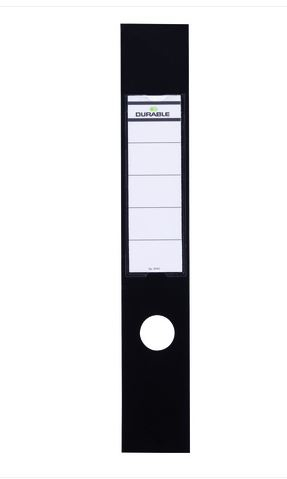 Durable ORDOFIX 60 mm selbstklebendes Etikett Rechteck Schwarz 10 Stück(e)