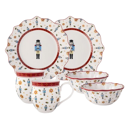 Villeroy & Boch 1485857287 Geschirrset 6 Stück(e) Porzellan Mehrfarbig