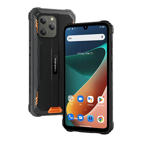 Blackview BV5300 PRO 15,5 cm (6.1") Dual-SIM Android 12 4G USB Typ-C 4 GB 64 GB 6580 mAh Schwarz, Orange