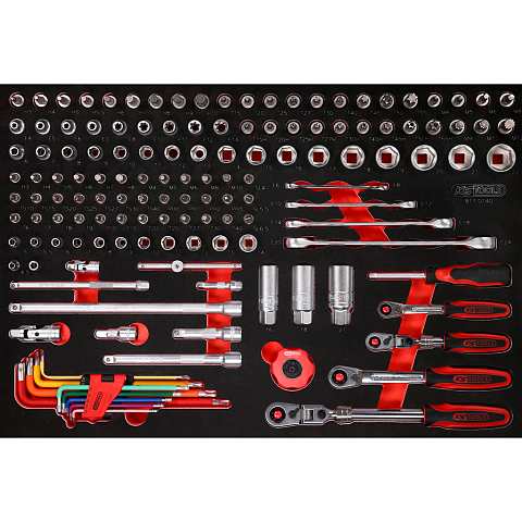 KS Tools 811.0140 Steckdosen/Steckdosen-Set Steckschlüssel-Satz