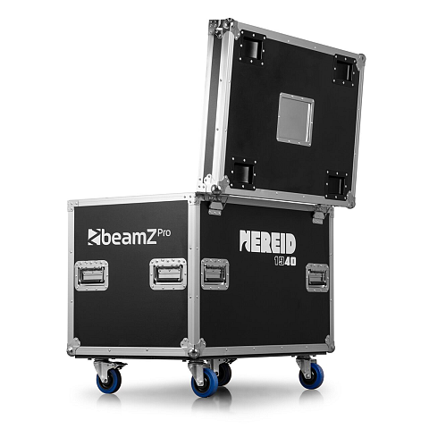 BeamZ 152.062 Ausrüstungstasche/-koffer Flugtasche Aluminium, Schwarz