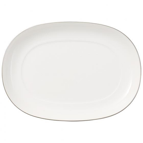 Villeroy & Boch 1046363570 Teller Vorspeisenteller Oval Porzellan Weiß