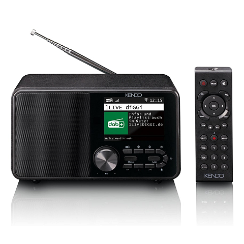 Kendo by expert IR DAB Radio+ 25EX Internet Digital Schwarz
