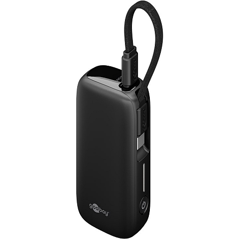 Goobay 76250 Powerbank Lithium Polymer (LiPo) 5000 mAh Schwarz