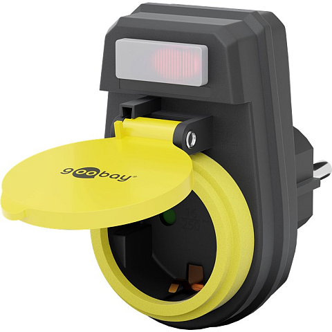 Goobay 41266 Netzstecker-Adapter Typ F Schwarz