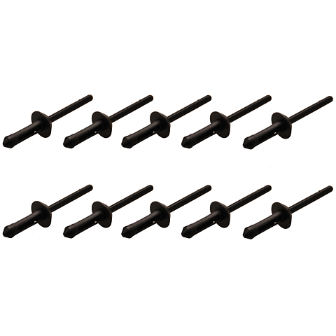 BGS technic 8463-1 Nietenzubehör Blindniete Schwarz 10 Stück(e)