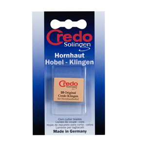 Credo Solingen Hornhaut-Hobel Klingen 10