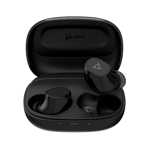 HP Poly Voyager Free 20 Gray Earbuds +Basic Ladeetui