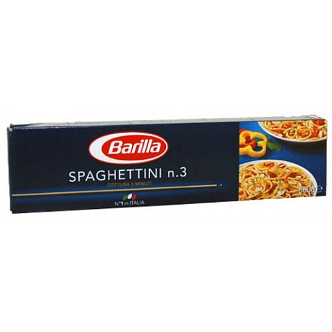 Barilla Spaghettini n.3 500 g Spaghetti Lange Nudeln
