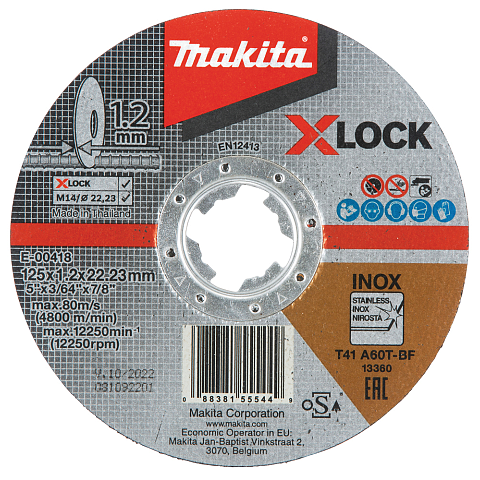 Makita E-00418 Winkelschleifer-Zubehör Schneidedisk