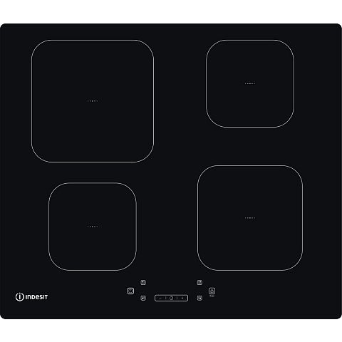 Indesit IS 83Q60 NE Schwarz Integriert 59 cm Zonen-Induktionskochfeld 4 Zone(n)