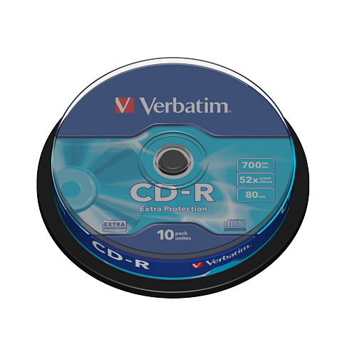 Verbatim CD-R Extra Protection 700 MB 52x 10 Stück(e)