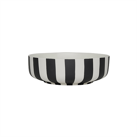 OYOY L301190 Speiseschüssel Rund Steingut Schwarz, Weiß 1 Stück(e)