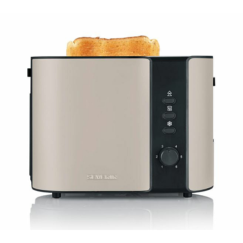 Severin AT 9576 Toaster 2 Scheibe(n) 800 W Beige, Schwarz